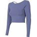 Longsleeve damski H4Z22 TSDL019 4F - denim