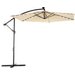 Parasol ogrodowy Modern LED 350cm Luverno - beżowy