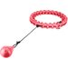 Hula hop odchudzające regulowane z obciążnikiem Queenfit - różowe