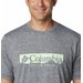 Koszulka męska Kwick Hike Graphic SS Tee Columbia - Black Heather 2