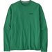 Longsleeve męski P-6 Logo Responsibili Tee Patagonia - P-6 Outline: Heartleaf Green