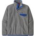 Bluza polarowa męska Synchilla Snap-T Patagonia - Nickel w/Clement Blue