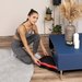 Platforma wibracyjna z pilotem Gymtek - czerwona