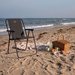 Krzesło ogrodowe, turystyczne, plażowe Marina Outtec - czarne
