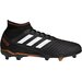 Buty piłkarskie korki Predator 18.3 FG Adidas - czarno-biało-pomarańczowe