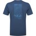 Koszulka męska Mantle Ridge Tee Rab - Tempest Blue
