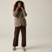 Polar damski Frankie Borg Full Zip Regatta - mocha