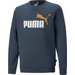 Bluza juniorska ESS+ 2 Col Big Logo Crew Puma - granatowa