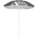 Parasol plażowy łamany Ombra 200cm Luverno - szary
