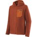 Polar męski R1 Air Full-Zip Hoody Patagonia - Burnished red