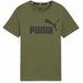 Koszulka juniorska Essentials Logo Tee Puma - zielona