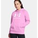Bluza damska Rival Fleece Big Logo Under Armour - Stellar Pink/White