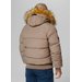 Kurtka męska Burnt Quilted Hooded Jacket Pitbull West Coast - Dark Sand