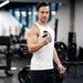 Ściskacz do rąk z regulacją siły i licznikiem 10-100kg Gymtek - czarny