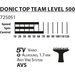Rakietka do tenisa stołowego Top Team 500 Donic Schildkrot