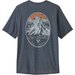 Koszulka męska Cool Daily Graphic Shirt-Lands Patagonia - Chouinard Crest: Smolder Blue X-Dye