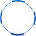 Urządzenie do treningu mięśni brzucha Hula hop 80 kulek 110cm Hop Sport - biało-niebieskie