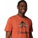Koszulka męska Rapid Ridge Graphic Tee Columbia - Tuscan/Heavenly Stacked Gem