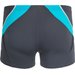 Kąpielówki męskie Fit Splice Aquashort 27cm Speedo - szaro-turkusowe