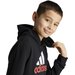 Bluza juniorska Essentials Two-Colored Big Logo Cotton Hoodie Adidas - czarny