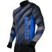 Bluza rowerowa ocieplana SR0038 Stanteks - czarno-niebieska