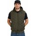 Kamizelka męska Eclipse Hooded Padded Vest Pitbull West Coast - zielona