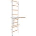 Drabinka gimnastyczna 210x80 cm z drążkiem do ćwiczeń EH-DG06 + DA31 Endorfit - biała