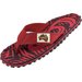 Klapki, japonki Inslander Flip-Flops Gumbies - czerwone/wzór