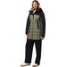 Płaszcz puchowy damski Mountain Croo III Mid Down Columbia - stone green, black
