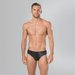 Slipy pływackie męskie Placement 7cm Brief Speedo - czarno-szare