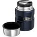 Termos obiadowy z łyżką i kubkiem 470ml Thermos - metaliczny szary