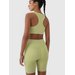 Biustonosz sportowy damski USBAF152 4F - jasna zieleń