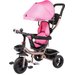 Rowerek trójkołowy 3w1 obracany Stars - rose gold