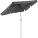 Parasol ogrodowy prostokątny Recto 125x200cm Luverno - szary