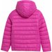 Kurtka puchowa dziewczęca 4FJAW23TDJAF266 4F - ciemny róż