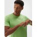 Koszulka męska TFTSM1003 4F - jasna zieleń melanż
