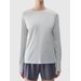 Longsleeve damski TFLOF328 4F - chłodny jasny szary