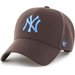 Czapka z daszkiem MLB New York Yankees '47 MVP Snapback 47 Brand - brązowy