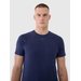 Koszulka męska TFTSM1344 4F - ciemny granat melanż
