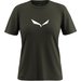 Koszulka damska Solid Dry Salewa - dark olive