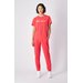 Koszulka damska Slim Fit Champion - Dark Pink
