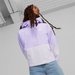 Kurtka damska Power Hooded 1/2 Zip Windbreaker Puma - fioletowa