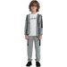 Bluza chłopięca 4FJAW23TFSWM205 4F - szara
