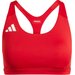 Biustonosz sportowy damski Adizero Essentials Run Medium Support Adidas - czerwony