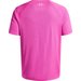 Koszulka męska Tech Textured Under Armour - Rebel Pink/White