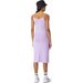 Sukienka damska Light Cotton Jersey Regular Legacy 23 Champion - fioletowa