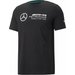 Koszulka męska Mercedes-AMG Petronas Motorsport F1 Logo Puma - czarna