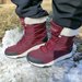 Buty, śniegowce Mestia Mid WP Wo's Hi-Tec - Dark Rose/Watermelon Red/Beige