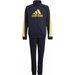 Dres juniorski ColorBlock Big Badge of Sport Adidas - granatowy/żółty