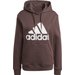 Bluza damska Essentials Big Logo Regular Fleece Adidas - brązowy